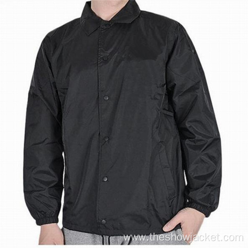 OEM Custom Men's Coaches Jacket Wholesale Blank Jacket